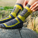 Jeyiour 1 Pairs Waterproof Socks Unisex Waterproof Breathable Outdoor Skiing Hiking Wading Fishing Socks for Men Women XL
