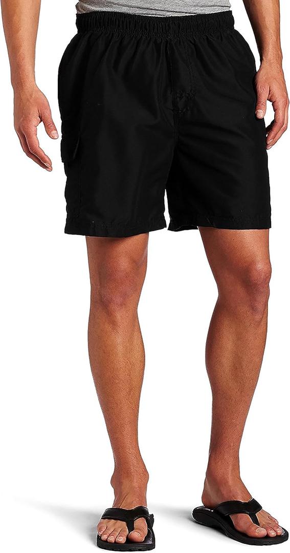 Kanu Surf Mens Havana Men's Swim Trunks Quick Dry Swim Shorts Bathing Suit Men, 5.5 to 7" Inseam (Regular and Extended (4X)