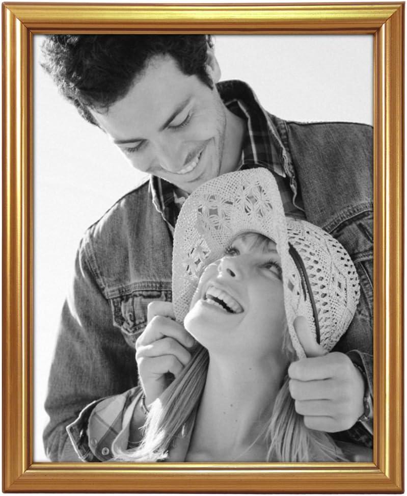 Malden International Designs Traditions Molding Wooden Picture Frame, 8x10, Gold