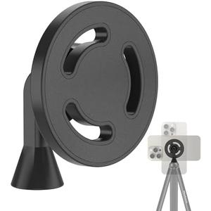 Magnetic Phone Tripod Mount Adapter with 1/4"-20 Screw Hole, Compatible with Magsafe for iPhone 17/16/15/14/13 Plus Pro Max Mini Series, Adjustable Phone Holder for Tripod, Ring Light, Selfie Sticks