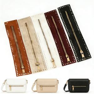 zhydrl Zippers 10.6 Inch Close-End with Holes. Multipurpose for Sewing, Bags, Purses & Crochet. Durable DIY Accessories for Handmade Craft Projects, Bag Making & Small Creations.