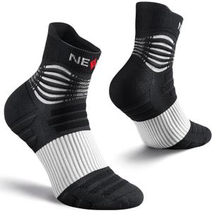 NEENCA Professional Compression Socks, Medical Athletic Ankle Socks for Injury Recovery & Pain Relief, Sports Protection, Circulation 1 Pair, 20-30 mmhg