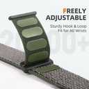 2 x DaQin Nylon Sport Loop Compatible with Apple Watch Band 40mm 38mm 41mm 42mm 44mm 45mm 46mm 49mm, Soft Breathable Braided Wristband for iWatch Band for Women Men Series 11 10 9 8 7 6 5 4 3 2 1 SE Ultra (SpaceGray)