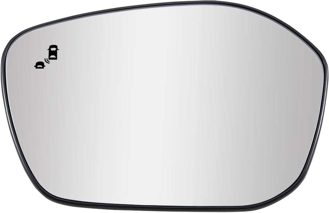 LOIYLLEN Driver Side Mirror Replacement for Honda Civic 2022 2023 2024 Mirrors Glass - Convex Mirror Glass, Left Side Rear View Mirror with Power Heated & Blind Spot Detection