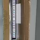 American Mahjong Set with 160 White Tiles and 4 Transparent Holders/Pushers, Portable American Style Mahjong Game, Classic Board Games for Family Night