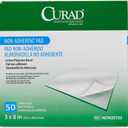 CURAD Sterile Non-Adherent Pad, 3x8 (Pack of 50) (3" x 8")