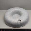 Large Cat Tunnel Bed for Indoor Cats with 3 Toys, Scratch Resistant Donut Cat Bed, Up to 30 Lbs (L 24x24x11, Light Grey)