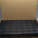 MidWest Homes for Pets 36-Inch Two-Door iCrate Folding Dog Crate with Divider Panel, Leak-Proof Tray & Secure Latches  Metal Wire Kennel for M-L Breeds  Portable, Durable & Easy to Assemble