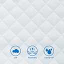 Bassinet Mattress Pad Cover Fit for Hourglass/Oval Bassinet Mattress, Waterproof Bassinet Mattress Protector Quilted Bassinet Sheets (32"x17") 2 Pack for Boys Girls, White