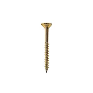 Nuvo Iron - #8 Construction Screw, 1-3/4", T25 Torx Head, Yellow Zinc Plating, 400 pcs/jar