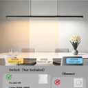 47.2in Linear Pendant Light Kitchen Island,3000K-6000K Dimmable