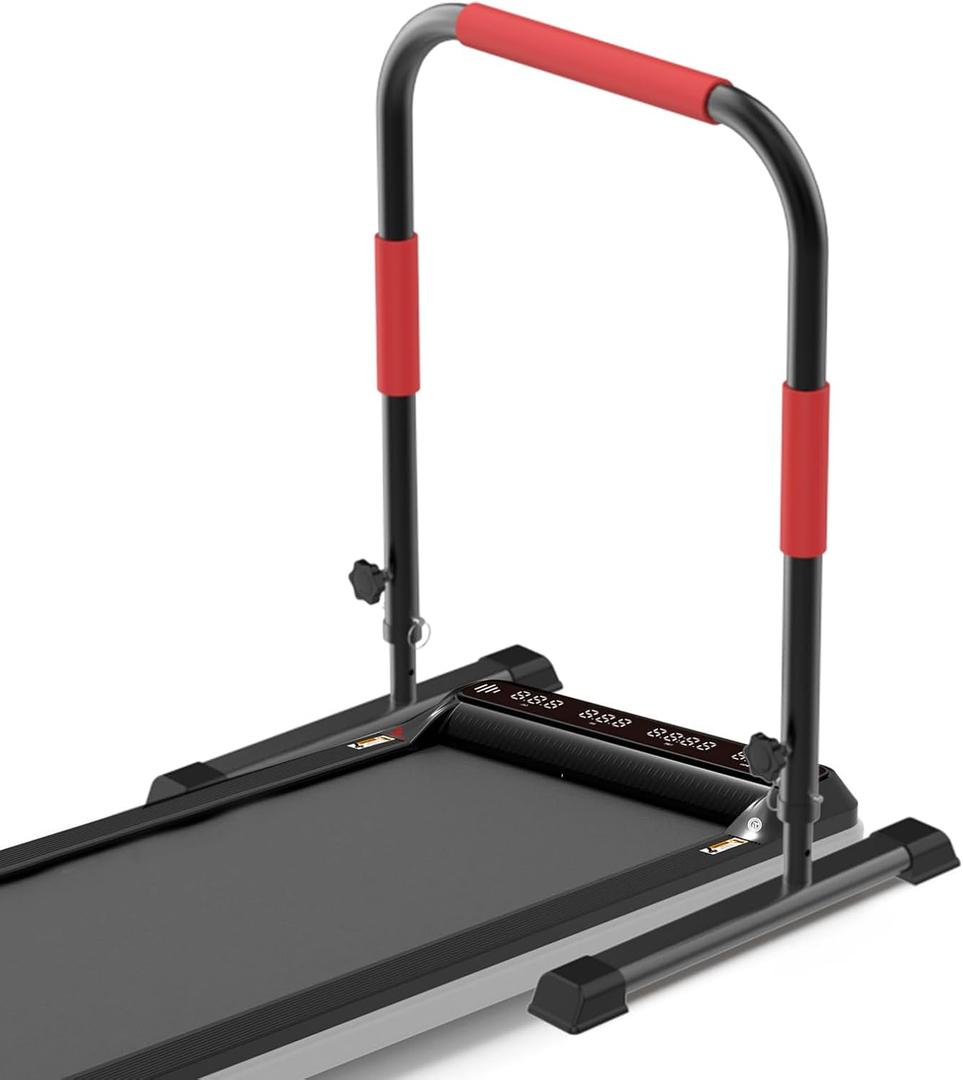 Adjustable Walking Pad Handle only, 19.7 inch Wide, 38 inch Max Height, Red