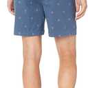 Amazon Essentials Mens Classic-Fit 7" Chino Shorts (33, Navy Anchor)