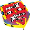 Wow Sports Matrix Towable Inflatable Deck Tube - Boating Accessory for 1 2 3 or 4 People - Holds 680 lbs - Perfect for Kids & Adults