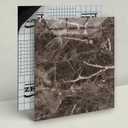 12" x 12" Peel and Stick Floor Tiles Waterproof, Polish Taupe Marble Self Adhesive Vinyl Flooring for Bathroom, Kitchen, Living Room, RV, Vinyl Floor Tiles Cover 10 Sq.Ft, 10-Pack, Glossy Brown