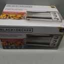 BLACK+DECKER 4-Slice Toaster Oven with Natural Convection, Stainless Steel, TO1760SS (TO1760SST-1), Large