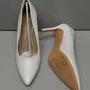 IDIFU IN4 Women's Pumps High Heels Closed Toe Stiletto Pointed Toe Dress Shoes Wedding Prom Bridal Daily Work Office Business Trendy Fashion Sexy Comfortable Pumps Dressy Shoes (11, 4 Inch White)