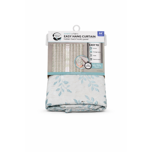 Zenna Home Smart Curtains – Easy Hang Curtain Panel, 84" Length, Hidden Back Hooks