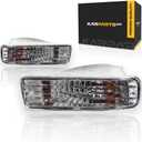 For Toyota 4Runner Turn Signal Light 1996 1997 1998 Pair | Diamond Design | Set of 2 | Clear Lens