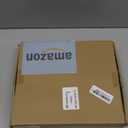 Shower Door Hardware Kit 304 Stainless Steel for 6/25"-1/2" (6mm-12mm) Tempered Glass, Hardware Accessories with 8" Handles Hinges Glass Clamp - Brushed Silver