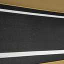 Large Bulletin Board - 72 x 48 Inches, Large Felt Board Decorative Pin Board for Wall, Foldable Photo Board, Lightweight Durable Pin Board for Home, Office, School, Classroom, Kitchen (Black)