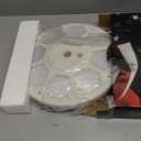 Flagpole Light Solar Powered, 6 Updated Ultra Bright 160 LED for 15-25 Ft Poles, 15 Hour Dusk to Dawn Auto On/Off, Aurora Lighting (White)