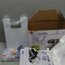 Sewing Machine for Beginners,Portable Sewing Machine with 12 Built-in Stitches,2 Speed(High-Low Speeds),DC Power Supply Method-QEV505