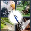 Upgraded Jet Nozzle for Garden Hose Power Washer Wand Hydro Jet High Pressure Washer Tools with 2 Different Nozzles and Hose Quick Connectors