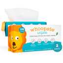 Whoopsie Wipes  The Original 100% Pure Cotton Dry Baby Wipes  Ultra Soft, Unscented, Chemical-Free Wipes for Sensitive Skin  Use Dry or Add Water for Wet Wipes  2 Packs (200 Count).