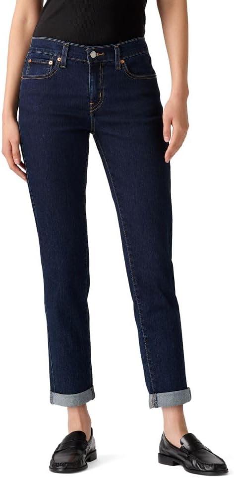 Levi's Women's New Boyfriend Jeans (Blue, L)