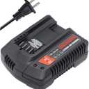 CMCB104 20V Battery Charger Replacement for V20 Lithium-ion Batteries CMCB100 CMCB101 CMCB102 CMCB124 CMCB201 CMCB202 CMCB204 CMCB205 CMCB206 CMCB209 CMCB204-2 CMCB204-OPE CMCB202-2