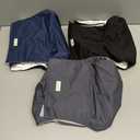 wegreeco Washable Dog Diapers - Washable Male Dog Belly Wrap - Pack of 3 - (Black, Charcoal, Navy, X-Large)