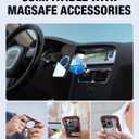 2 x RAPTIC Shield Magnetic for iPhone 15 Pro Case, Compatible with MagSafe, Shockproof Protective Clear Case, Military Grade 10ft Drop Tested, Durable Aluminum Frame, 6.1 inch, Red