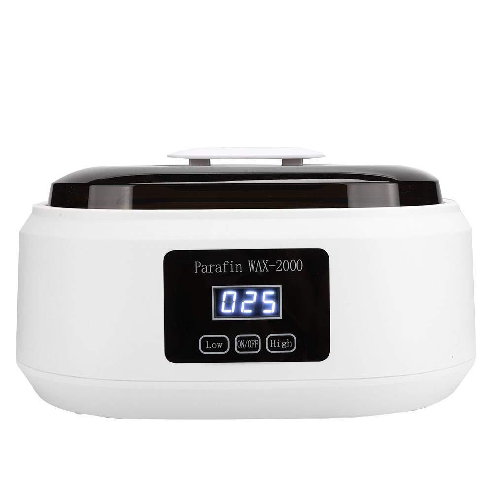 ZJchao Wax Warmer, 2L Professional Wax Heater Skin Moisturizing Repairing Machine with Temperature Display Paraffin Wax Machine for Hand and Feet Spa(US Plug)