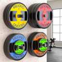 Weight Plate Holder, Wall Mounted Weight Rack Storage for Weight Plates, Home Gym Organizer