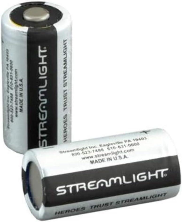Streamlight CR123 Batteries, 2 Pack