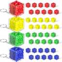 Halloscume 50 Pcs Maze Puzzle Toy Gift 3D Cube Box Mini Maze Christmas Puzzles Game for Adults Birthday Party Favors Stocking Stuffers for Kids