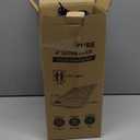 Hikenture Double Sleeping Pad for Camping, Ultralight 4" Extra-Thick Camping Mattress 2 Person, Inflatable Backpacking Sleeping Mat, Hiking Air Mattress for Tent (Foot Pump)