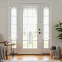 Fvonzon 4 Pack Small Tension Rods 12-19 Inch, Thin Tension Curtain Rods for Windows, Spring Rod for Closet, Cabinet & Kitchen, Mini Curtain Rod Tension Fit, Tiny Skinny Compression Rods White