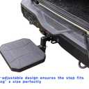 YS02 Height-Adjustable Hitch Step for Medium to Large Dogs|Compatible with 2" Hitch Receiver | Helps Dogs Get in & Out of Car Van SUV| | Size 20 x16inch.
