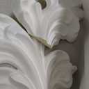 Sintuff Door Frame Wall Pediment, 16" H x 47" W x 2" P, Retro Style
