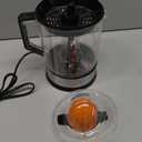 Elite Gourmet ETS740 BPA-Free Electric Citrus Juicer with 2 Cones, Compact, Large Volume, Pulp Control, Oranges, Lemons, Limes, Grapefruits with Easy Pour Spout, 1.2L, Black/Stainless Steel