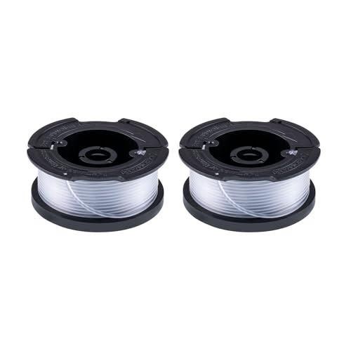 Black+Decker Trimmer Line Replacement Spool, Autofeed 30 ft, 0.065-Inch, -Pack (AF-100-2)