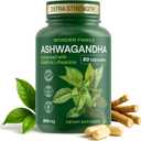 Ashwagandha Complex 800mg with GABA, L-Theanine & B6  Adaptogenic Support for Calm, Focus & Mood  60 Capsules  Stronger Than 600mg - Non-GMO, Gluten-Free (60 Count (Pack of 1))