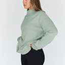 Trendy Queen Womens Oversized Sweatshirts Mock Neck Pullover Long Sleeve Tops Fall Fashion Outfits 2026 Clothes (Blue, XL)