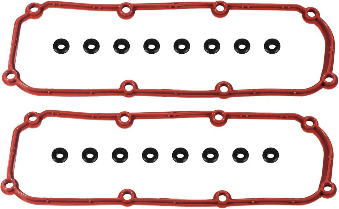 VS50599R for Dodge Grand Caravan 3.3 3.8 Valve Cover Gasket Jeep Wrangler 3.8 JK JKU Chrysler Town&Country 3.8 Valve Cover Gasket 2001 2002 2003 2004 2005 2006 2007 2008 2009 2010 01 02 03 04 05-10.