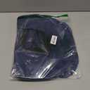 ORIDOOR Womens Organza Church Tea Party Wedding Fascinator Derby Hat Wide Brim Sun Hats (One Size, E1-navy Blue)