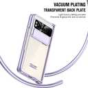 Pixel Fold Case, Clear PC Hinge Protection Case with Kickstand, Compatible with Google Pixel Fold 2023 (Purple)
