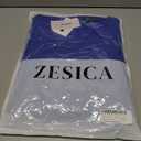 ZESICA Women's Long Sleeve Midi Dresses 2026 Fall Square Neck Swing A Line Wedding Guest Evening Prom Dress (Blue, M)