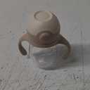 MOTHER-K Sippy Cup with Weighted Straw with Handle, Drink from Any Angle for Babies & Toddlers, 8 oz (Pink)